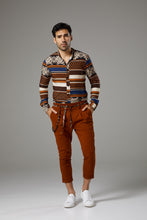 Load image into Gallery viewer, Premium Italian Style Rust Chinos with Tie Belt