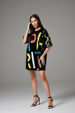 Load image into Gallery viewer, Black Sequin Oversized T-Shirt
