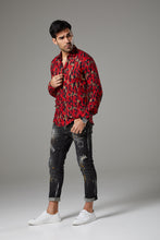 Load image into Gallery viewer, Premium Fantasy Shirt Red/Black Camouflage
