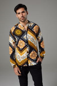 Fantasy Shirt White/Black/Yellow