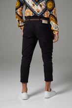 Load image into Gallery viewer, Premium Italian Style Black Chinos with Tie Belt
