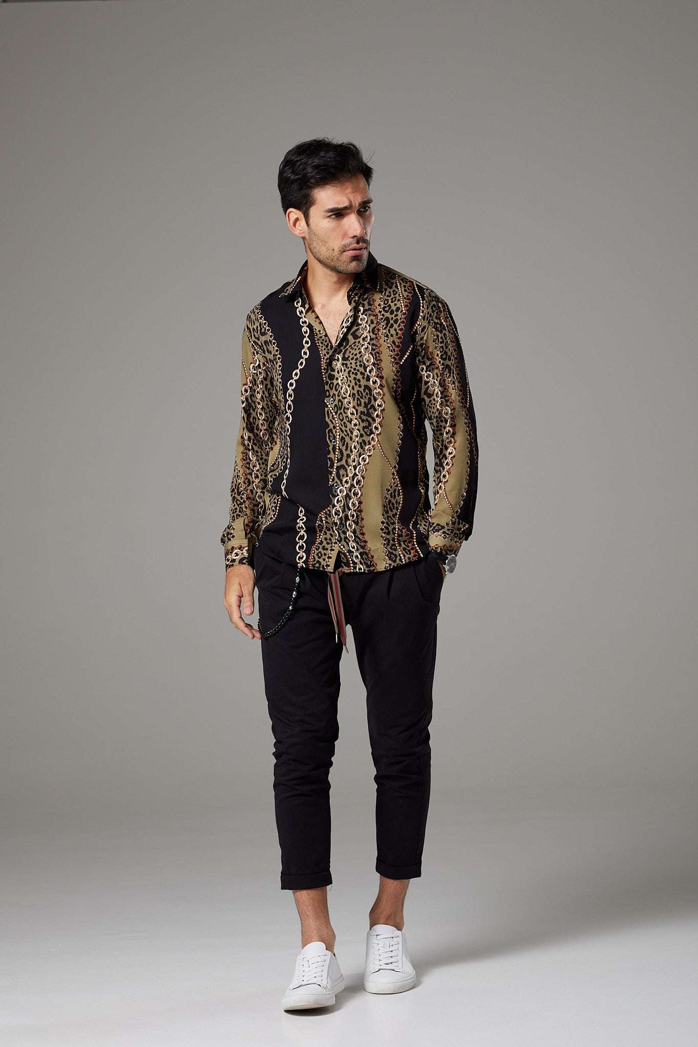 Premium Fantasy Shirt Black/Military Green