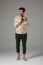 Load image into Gallery viewer, Premium Beige Shirt with Stripes
