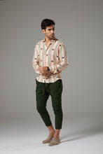 Load image into Gallery viewer, Premium Beige Shirt with Stripes
