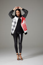Load image into Gallery viewer, Oversized Sequin Sleeve Graphic Fashion Jacket
